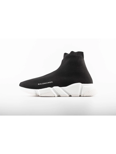 PKGoden  Balenciaga socks Sneaker Speed Runner black white 01