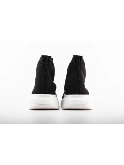 PKGoden  Balenciaga socks Sneaker Speed Runner black white 02