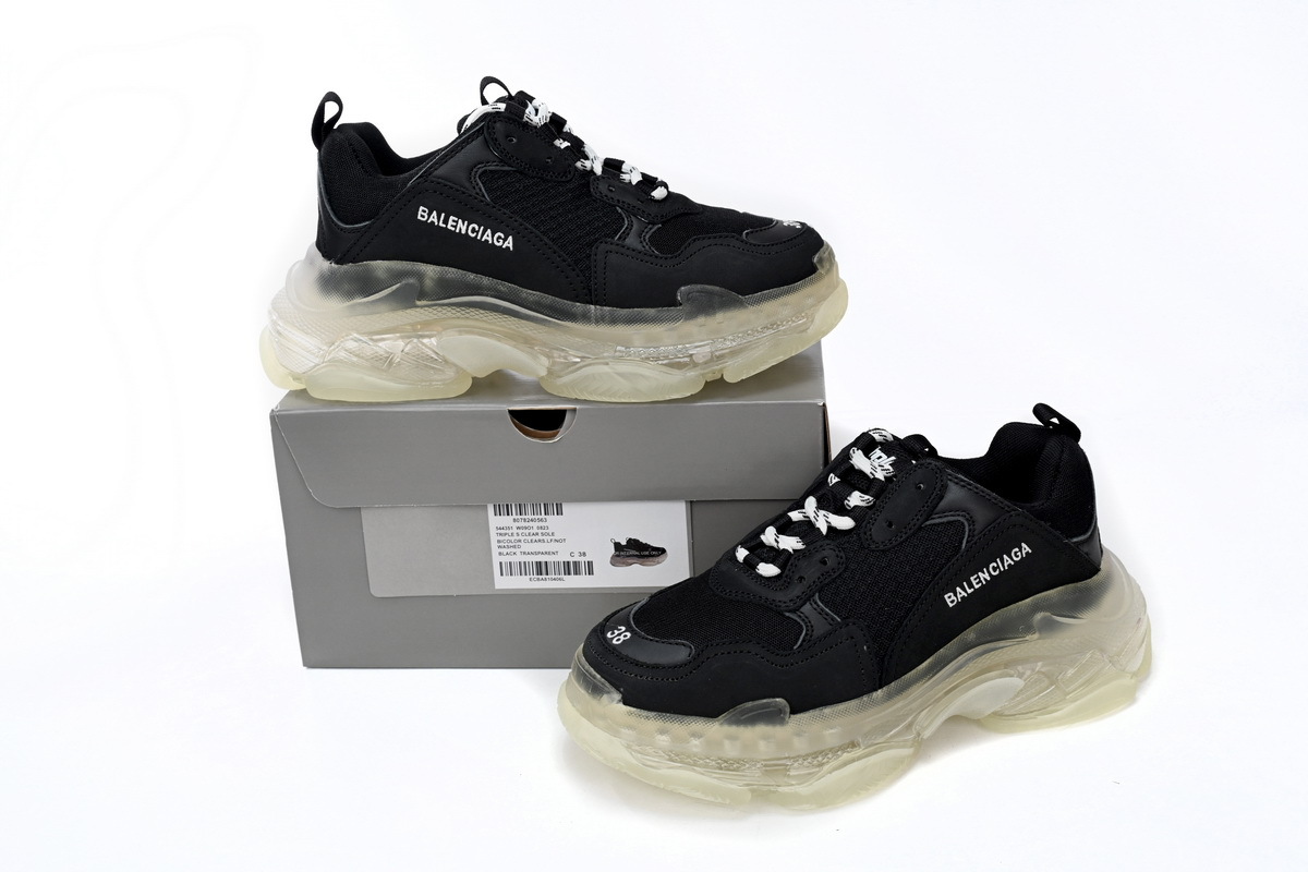 PKGoden  Balenciaga Triple S Black Crystal  544351 W0901 0823