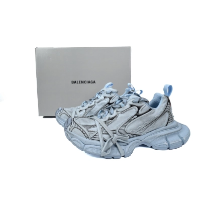 GET copy of PKGoden Balenciaga 10th Luminous Blue Canvas Blue 734731 W3XDC 4000 02