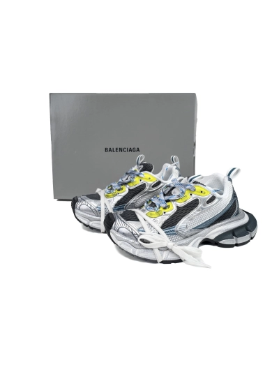 PKGoden  Balenciaga 10th  White Silver Black Blue 734731 W3XL5 9047 02