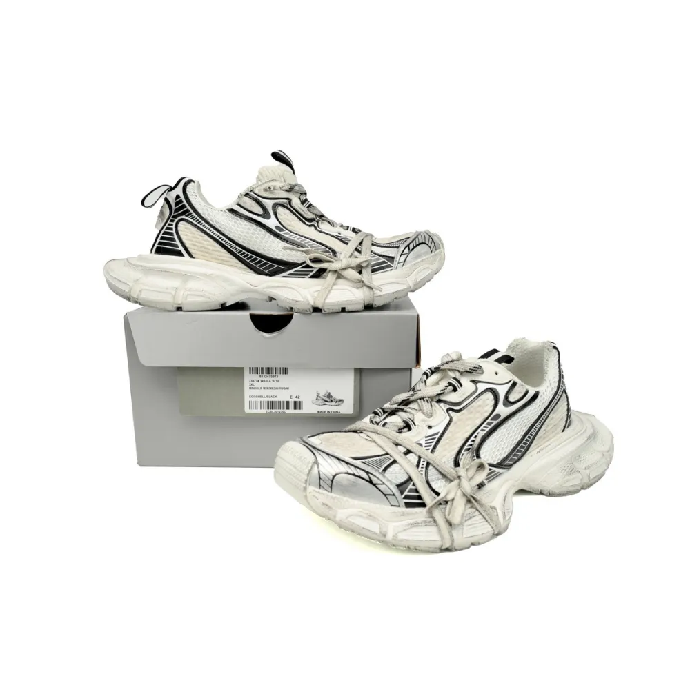 Perfectkicks Balenciaga 10th White Black Silver 734734 W3XL4 9710