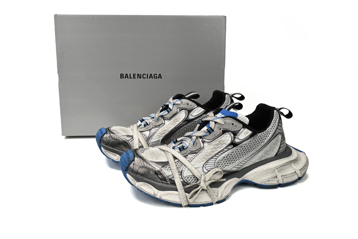 PKGoden  Balenciaga 10th White Blue 734731 W3XL5 1214