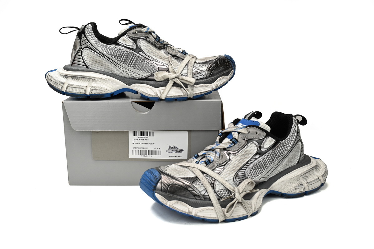 PKGoden  Balenciaga 10th White Blue 734731 W3XL5 1214