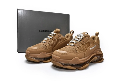 PKGoden  Balenciaga Triple S Brown 541624 W2GA1 2706 02