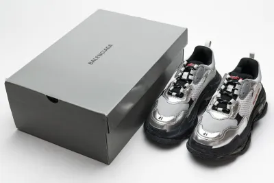 PKGoden  Balenciaga Triple S Black Silver 541624 W09E1 7320 02