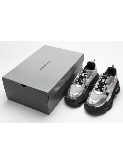 PKGoden  Balenciaga Triple S Black Silver 541624 W09E1 7320 02