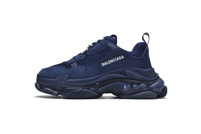 PKGoden  Balenciaga Triple S Dark Blue 541624 W091 4107 01