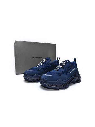 PKGoden  Balenciaga Triple S Dark Blue 541624 W091 4107 02