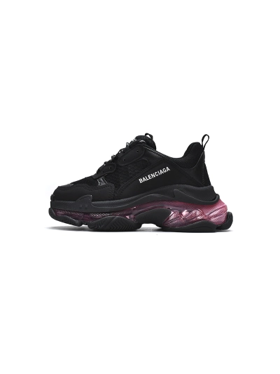 PKGoden  Balenciaga Triple S Black Claret Red 544351 W0901 9011 01