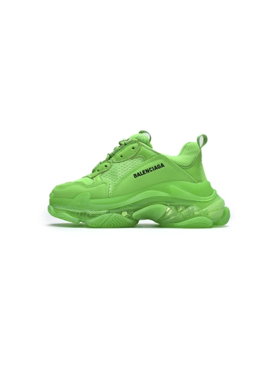 PKGoden  Balenciaga Triple S Fluorescent Green 541624 W09OL 3801 01