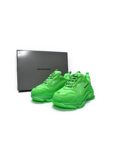 PKGoden  Balenciaga Triple S Fluorescent Green 541624 W09OL 3801 02