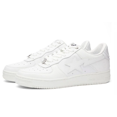 PKGoden A Bathing Ape Bape Sta Low White, 1H70-191-006 01