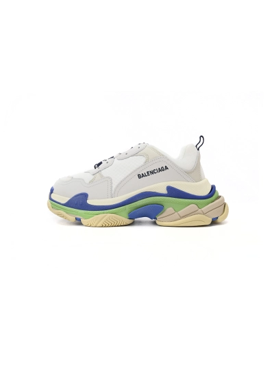 PKGoden  Balenciaga 1st Triple White Blue Green 524039 W09E1 1900 01