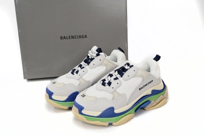 PKGoden  Balenciaga 1st Triple White Blue Green 524039 W09E1 1900 02