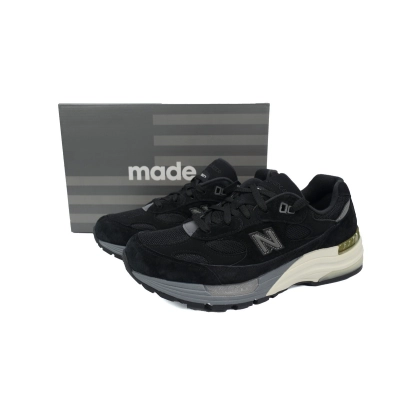 GET New Balance 992 Black Gray White M992BL 02