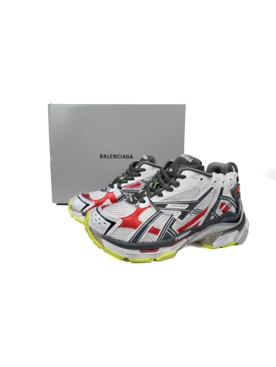 PKGoden  Balenciaga 7th Runner White Black and Red 677402 W3RB2 9167 02