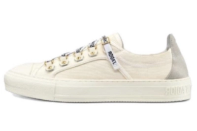 PKGoden  Dior Oblique Printed Fashion Board Shoes New Full Skin White 01