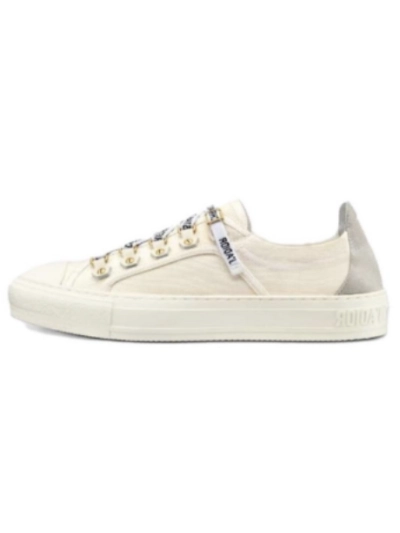 PKGoden  Dior Oblique Printed Fashion Board Shoes New Full Skin White 01
