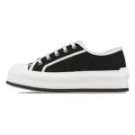 PKGoden  Dior Oblique Printed Fashion Board Shoes Thick canvas white