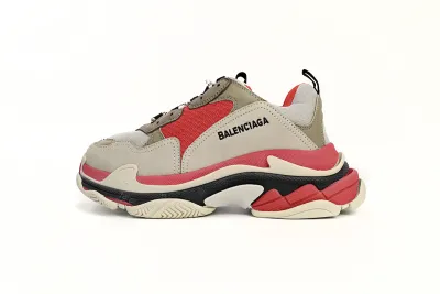 PKGoden  Balenciaga Triple S Red White Dark Grey  541624 W06E2 1863 01
