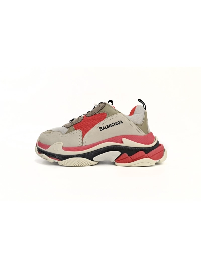 PKGoden  Balenciaga Triple S Red White Dark Grey  541624 W06E2 1863 01