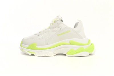 PKGoden  Balenciaga Triple S Fluorescent White 536737 W0901 9088 01