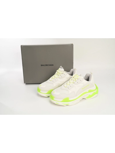 PKGoden  Balenciaga Triple S Fluorescent White 536737 W0901 9088 02