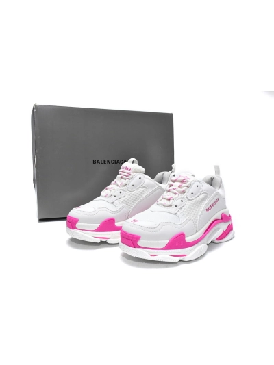PKGoden  Balenciaga Triple S White Peach Red 536737 W2CA3 3890 02