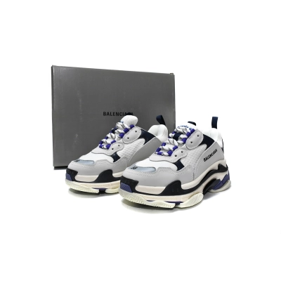 PKGoden Balenciaga Triple S White Dark Blue 534217 W09E1 9000  02