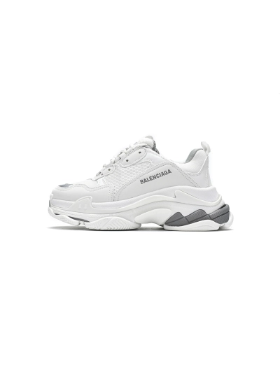 PKGoden  Balenciaga Triple S White Silver 524039 W2FS4 1200 01