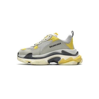 PKGoden Balenciaga Triple S Grey Yellow 524037 W0E1 9000 01
