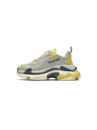PKGoden  Balenciaga Triple S Grey Yellow 524037 W0E1 9000 01