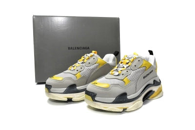 PKGoden  Balenciaga Triple S Grey Yellow 524037 W0E1 9000 02