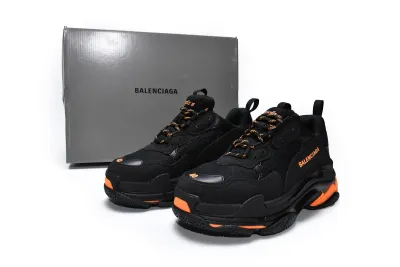 PKGoden Balenciaga Triple S Black Orange 536737 W2FA1 9188 02