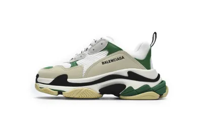 PKGoden  Balenciaga Triple S White Green  536737 W09O1 9090 01