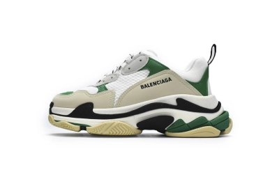 PKGoden  Balenciaga Triple S White Green  536737 W09O1 9090 01
