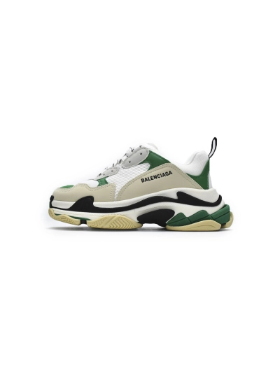 PKGoden  Balenciaga Triple S White Green  536737 W09O1 9090 01