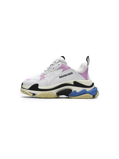 PKGoden  Balenciaga Triple S Blue Pink 524039 W09ON 8866 01