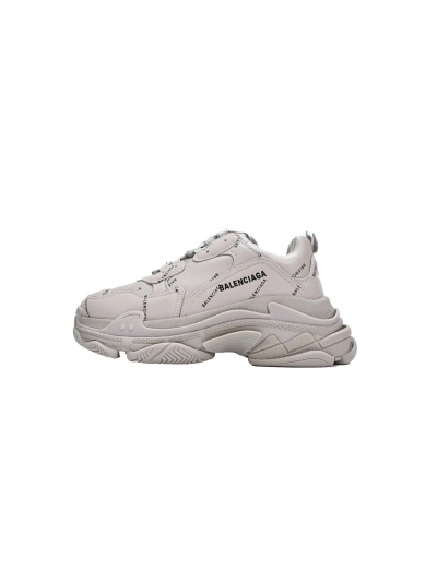PKGoden  Balenciaga Triple S Letter Beige 524039 W2FA1 9710 01