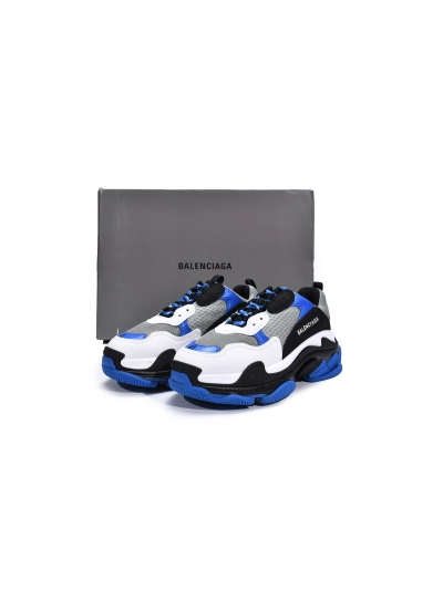 PKGoden  Balenciaga Triple S Black White Blue 536737 W2CA1 4124 02