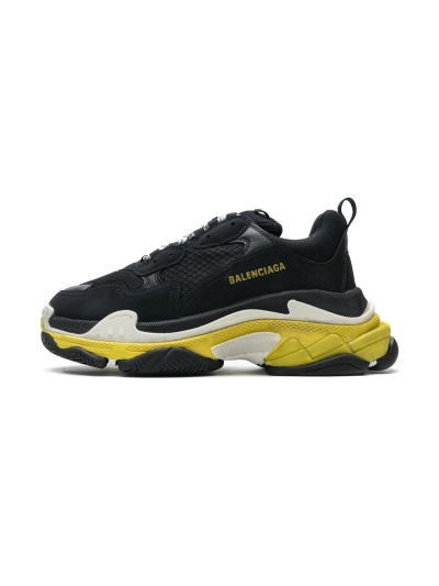 PKGoden  Balenciaga Triple S Black Yellow 483513 W06E1 1078 01