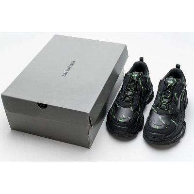 PKGoden Balenciaga  Triple S Letter Fluorescent Yellow 524039 W2FA1 7633 02