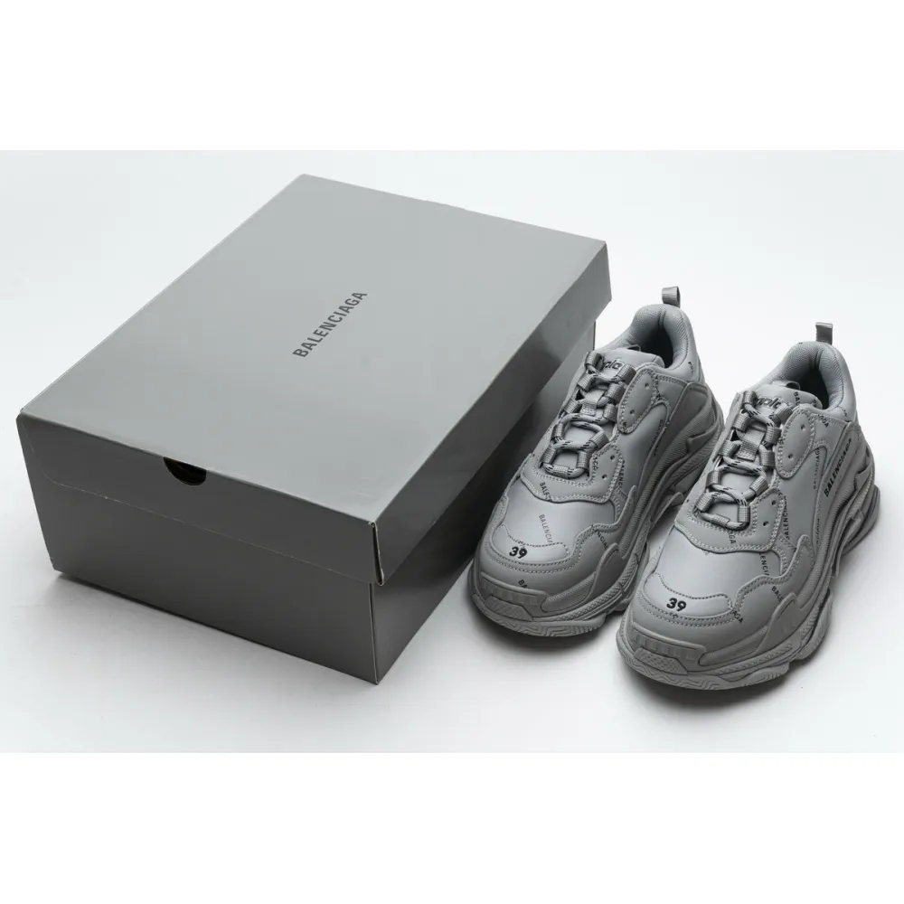 PKGoden Balenciaga Triple S Grey Black 536737 W2FA1 1210