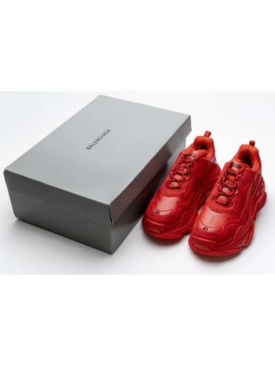 PKGoden  Balenciaga Triple S Letter Bright Red 524039 W2FA1 7632 02