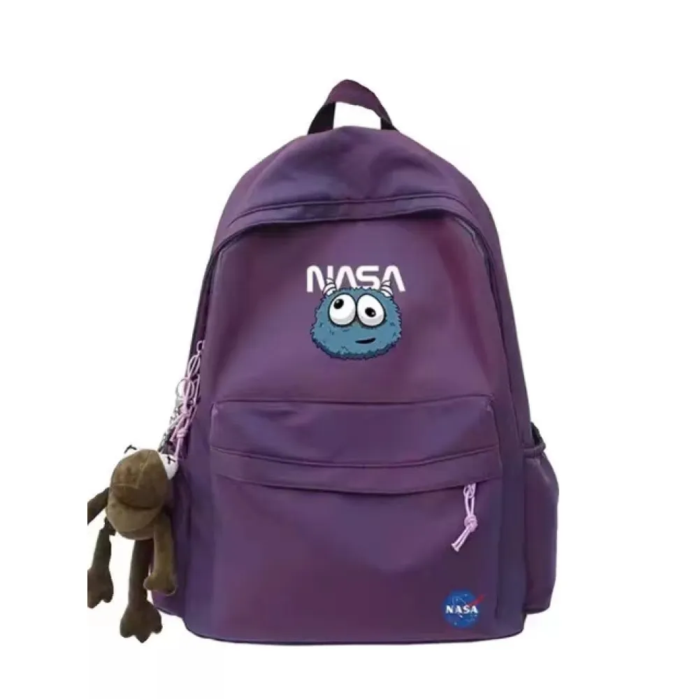PKGoden NYNASA Backpack black Purple