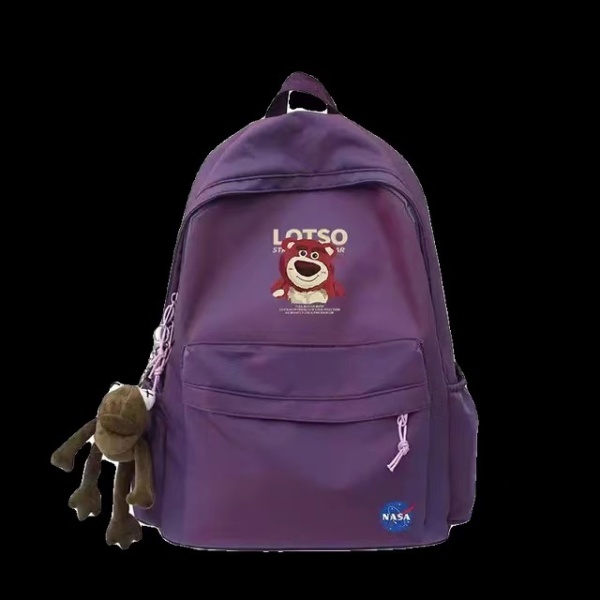 LJR NYNASA Backpack black Purple 2