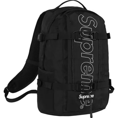 Flash Sale:  supreme Backpack Black 2 01
