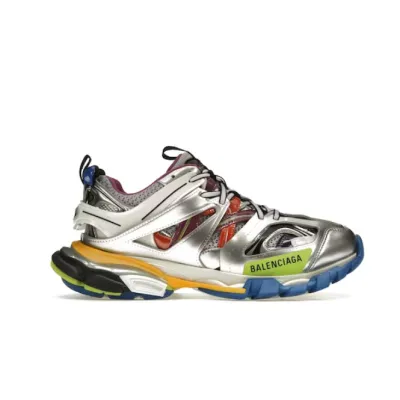 PKGoden Balenciaga Track Leather Free White Silver Multi,542023W2FSA8123 01