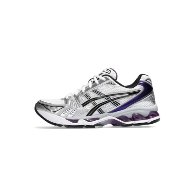 【Flash Sales】Special Sale ASICS Gel-Kayano 14 White Dark Grape 1202A056-111 01